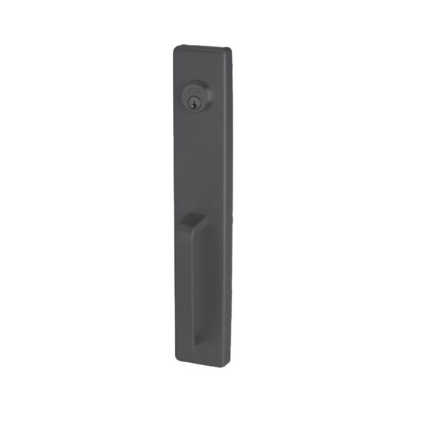 Falcon Pull Night Latch Trim, Less Cylinder for 25 Series, US19 Matte Black 512NL-19 - main